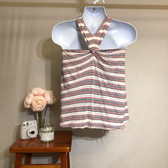 Free People ‘Best Night’ Striped Racerback Tanktop - Picture 2 of 6